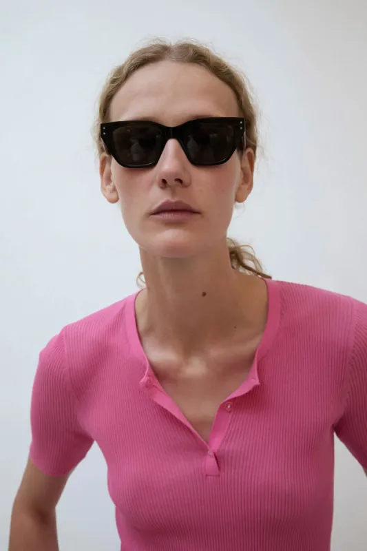 Monokel Memphis Sunglasses in Black and Green sold by No. 6
