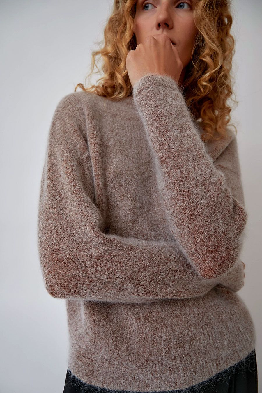 Rue Blanche Mokid Pull in Bark sold by No. 6 product image thumbnail 6