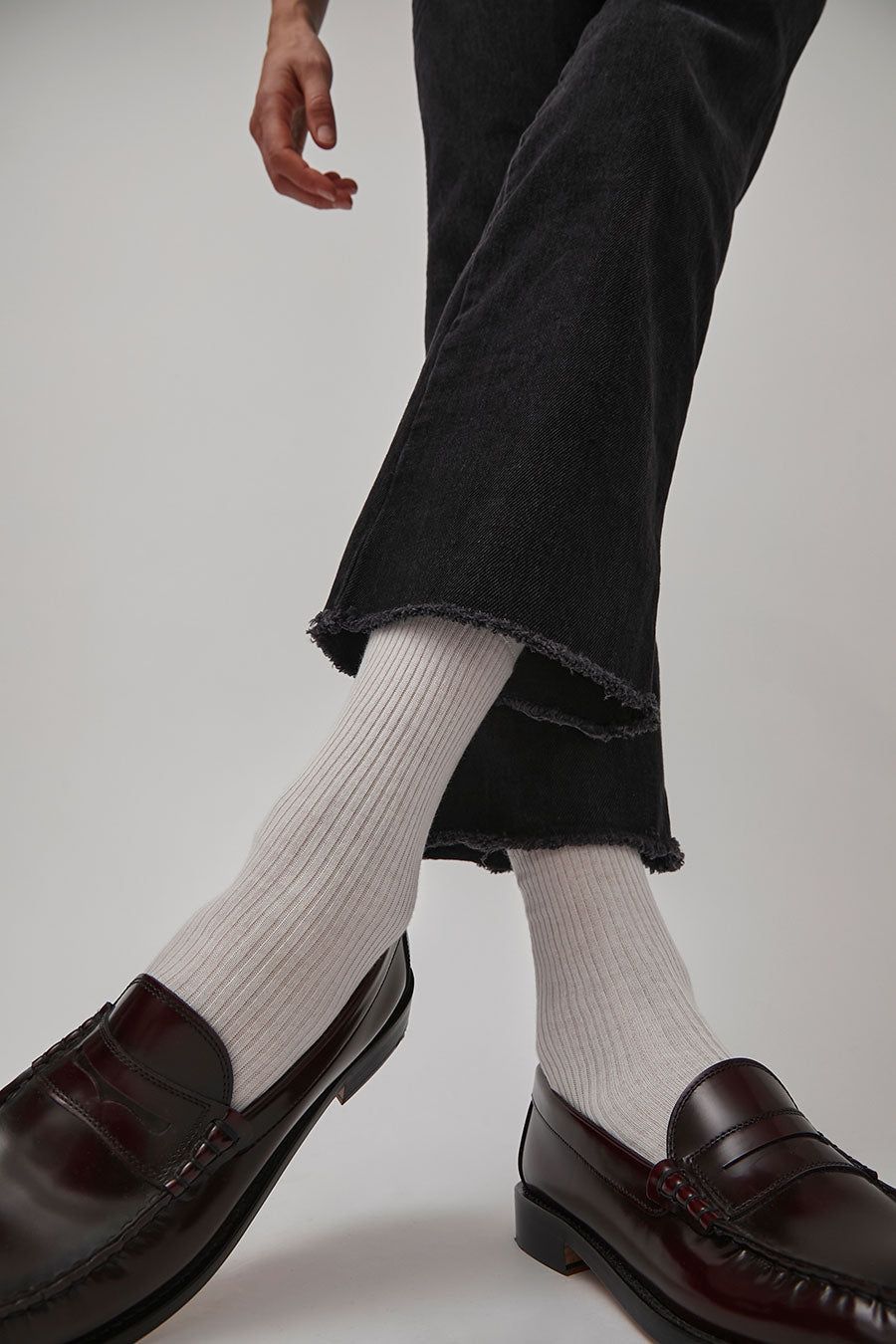 Maria La Rosa Organic Cotton Socks in Cream sold by No. 6 product image thumbnail 4