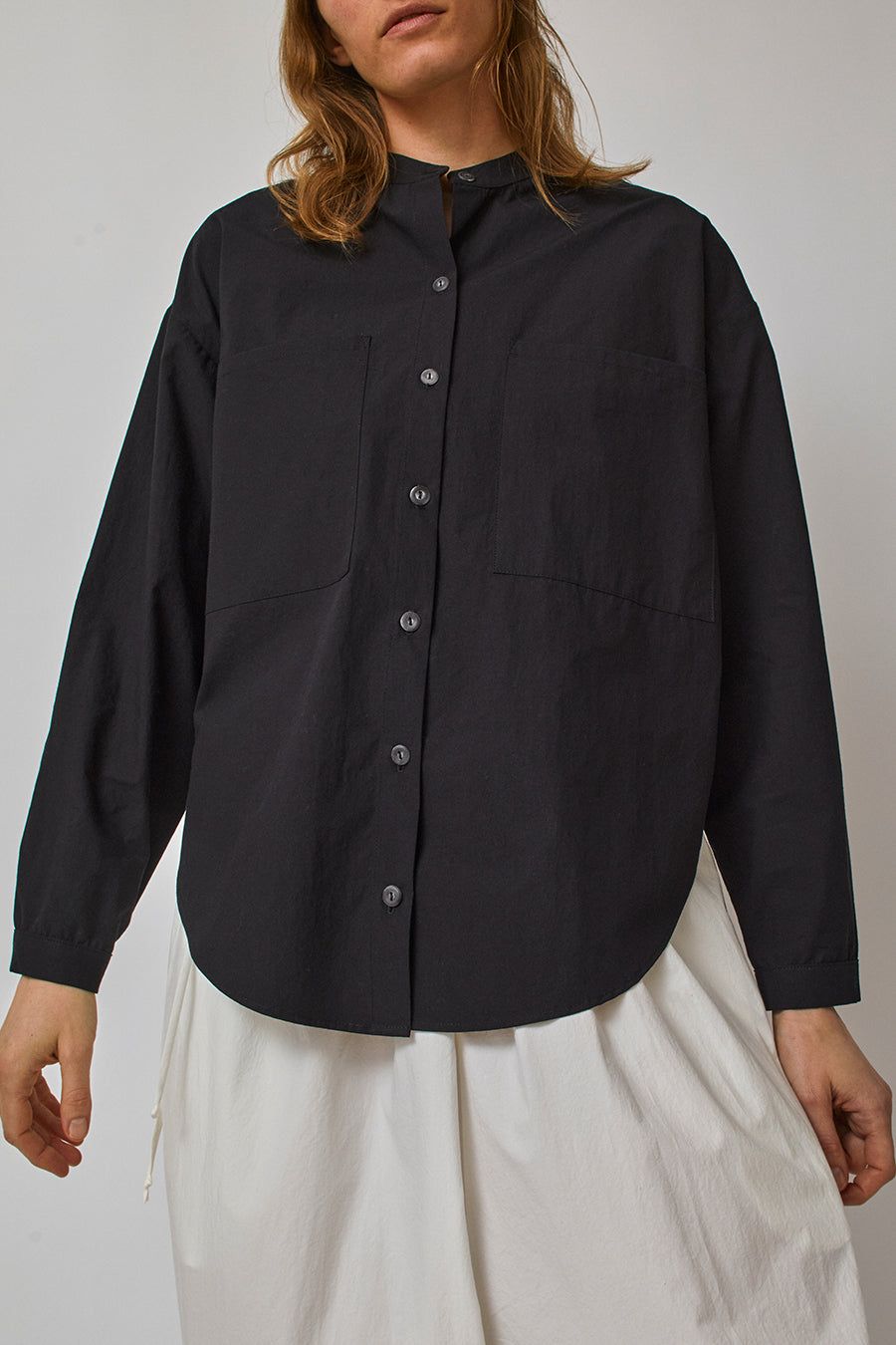Modern Weaving Oversized Button Down in Black sold by No. 6 product image thumbnail 5
