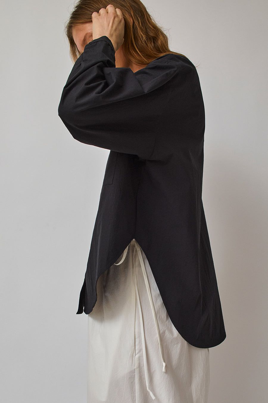 Modern Weaving Oversized Button Down in Black sold by No. 6 product image thumbnail 4