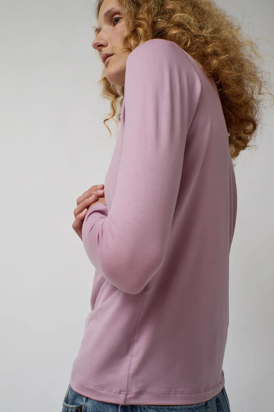 Baserange Turtleneck in Still Purple sold by No. 6 product image thumbnail 5