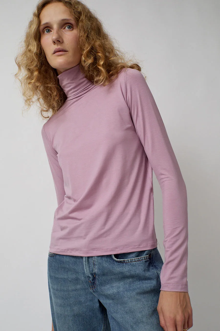 Baserange Turtleneck in Still Purple sold by No. 6