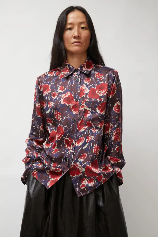 No.6 Cullen Shirt in Red Roses sold by No. 6