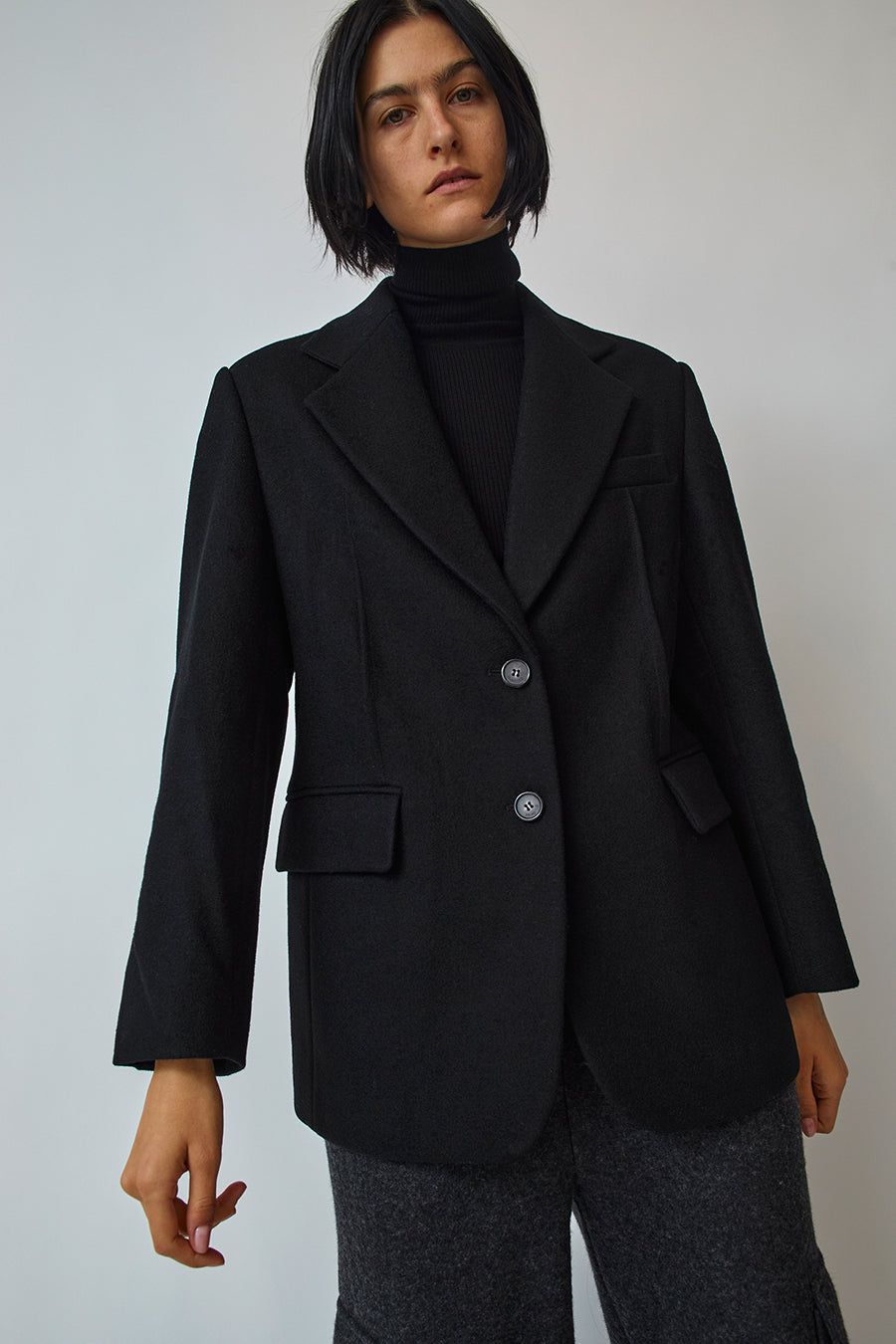 gu_de Luka Jacket in Black sold by No. 6