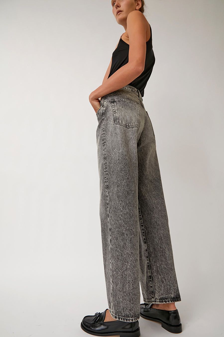 6397 Wide Jean in Worn Grey sold by No. 6 product image thumbnail 5