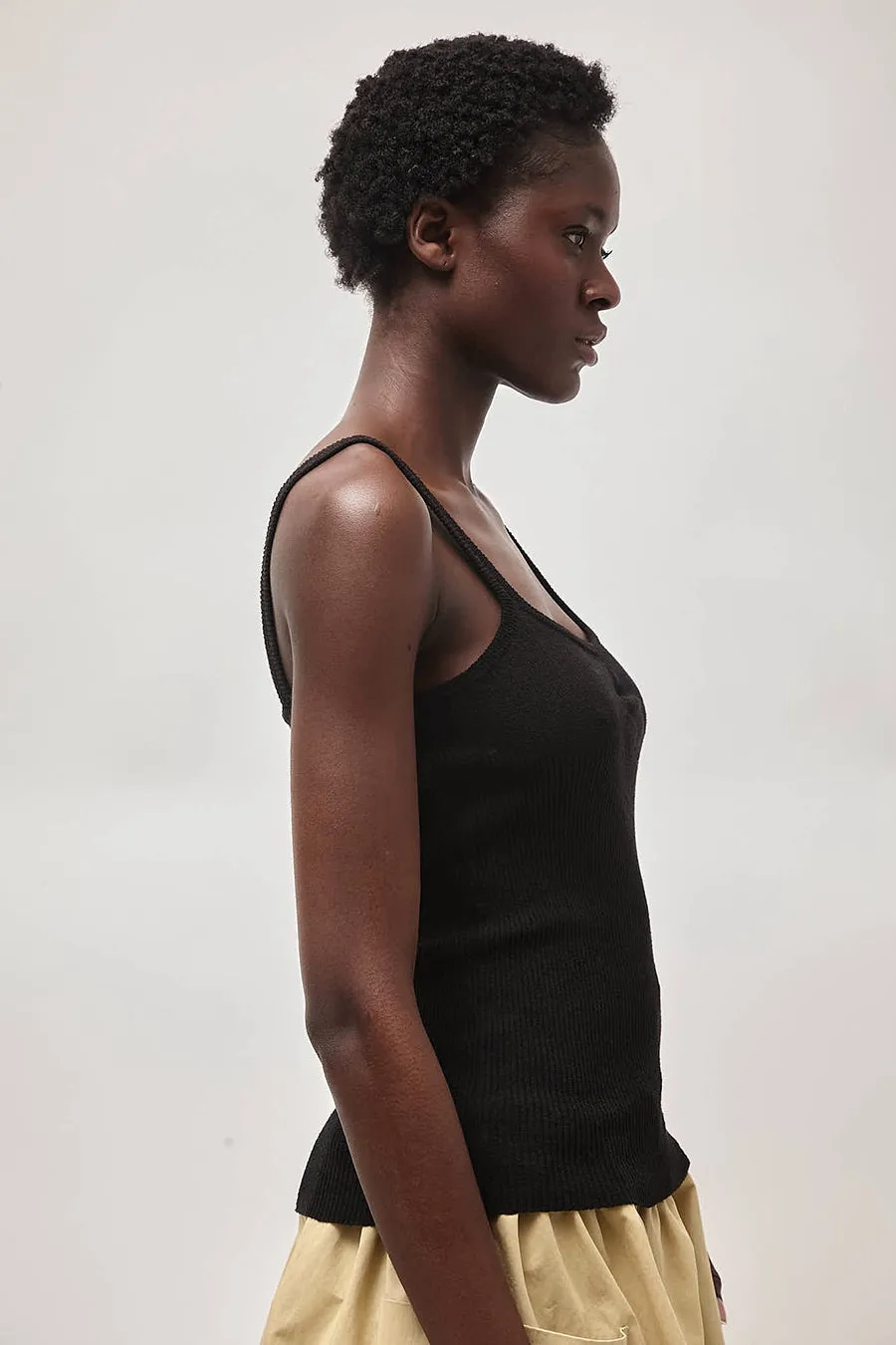 Nothing Written Rei Knit Sleeveless Top in Black sold by No. 6 product image thumbnail 2