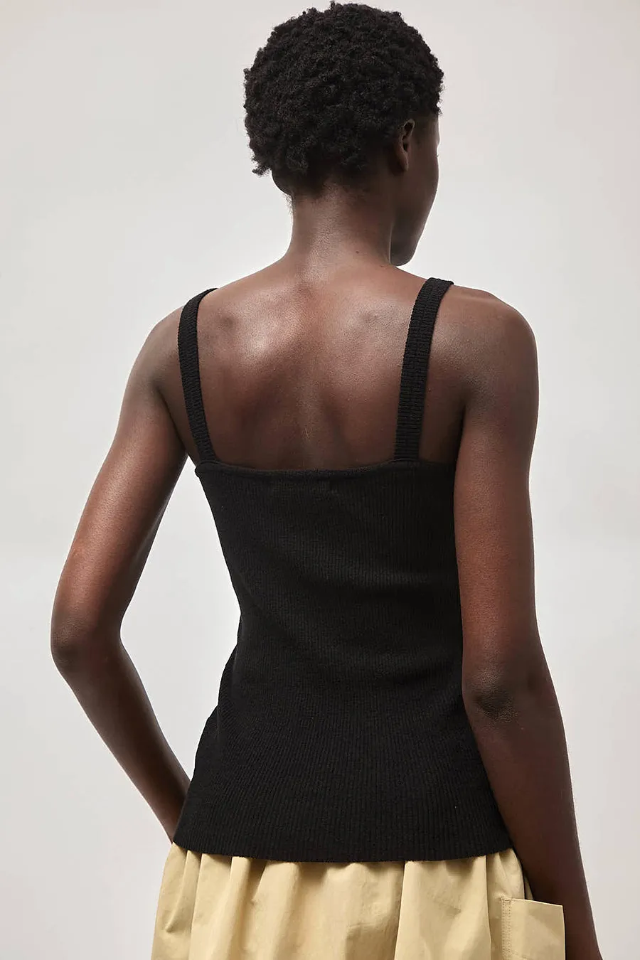 Nothing Written Rei Knit Sleeveless Top in Black sold by No. 6 product image thumbnail 5