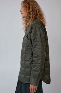TAION W-Pocket Down Shirt in Olive sold by No. 6