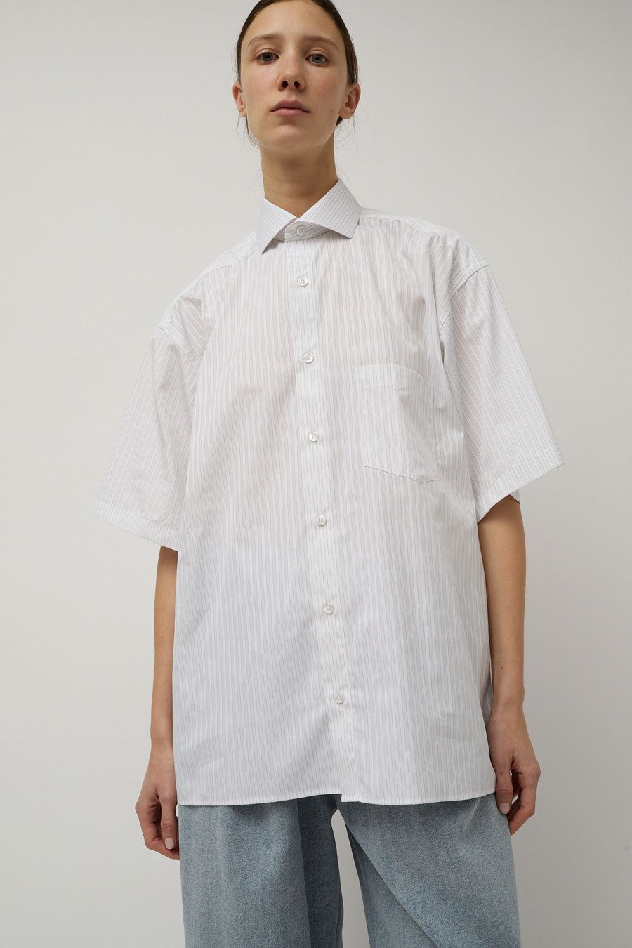 Highlight Studio Oversize Shirt in Stripes sold by No. 6