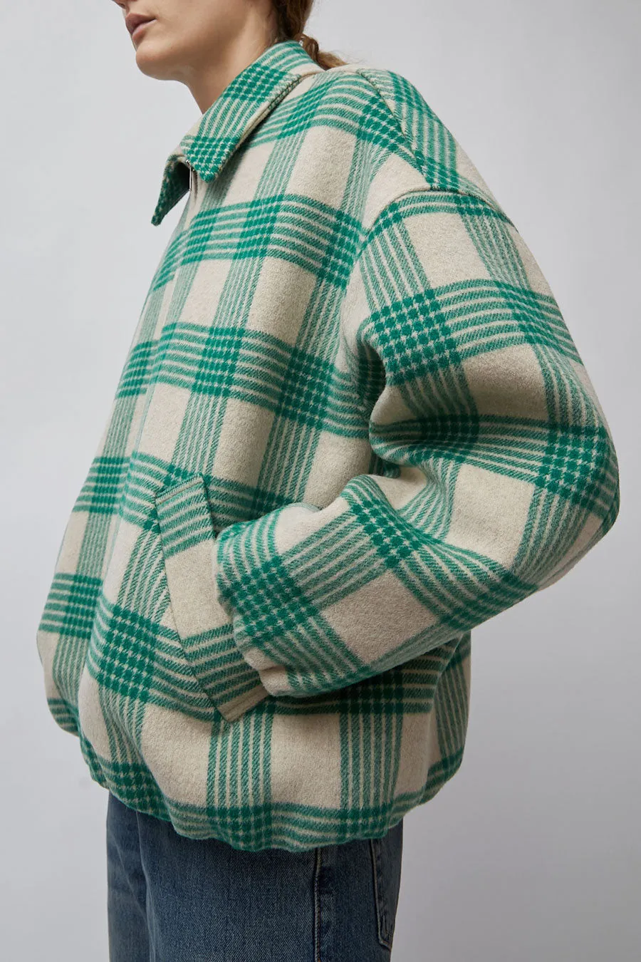 No.6 Wicke Bomber in Beige and Green sold by No. 6 product image thumbnail 4