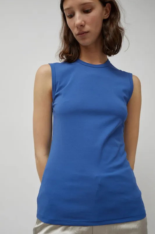 6397 Slim Sleeveless T in Cobalt sold by No. 6