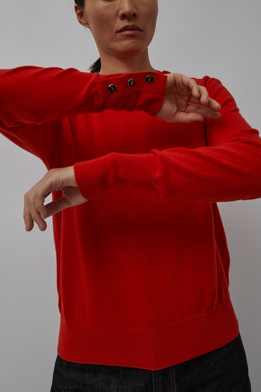 Les Prairies de Paris Cooki Sweater in Red sold by No. 6 product image thumbnail 2