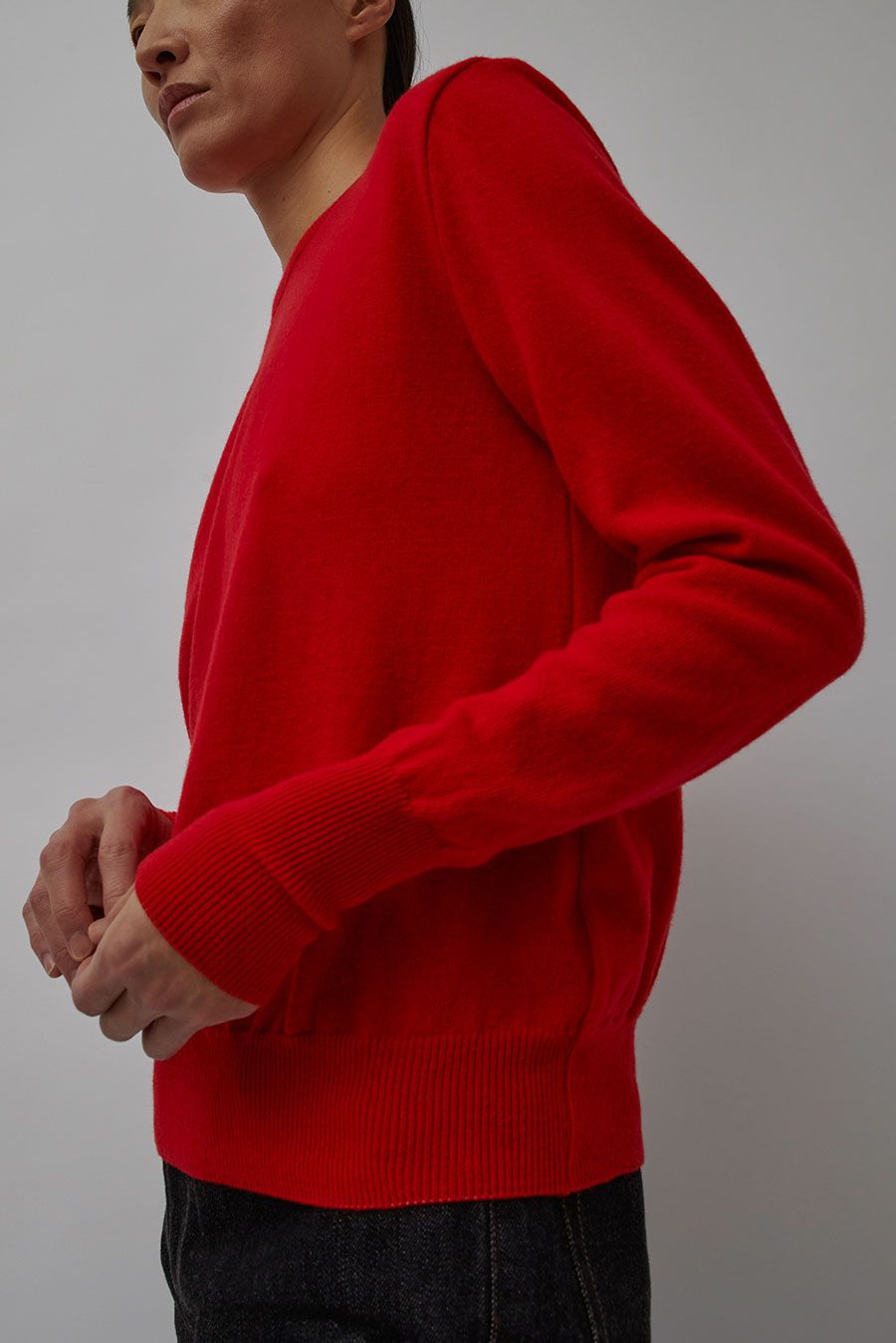 Les Prairies de Paris Cooki Sweater in Red sold by No. 6 product image thumbnail 5