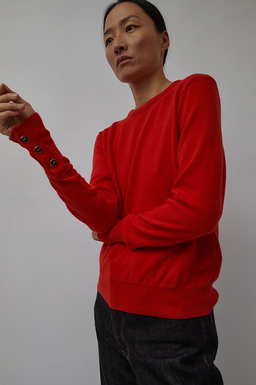 Les Prairies de Paris Cooki Sweater in Red sold by No. 6 product image thumbnail 4