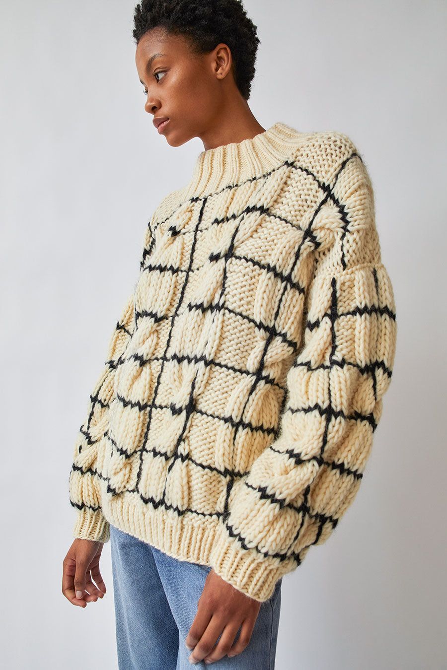 Kotika Plaid Onion Sweater in Plaid sold by No. 6 product image thumbnail 3