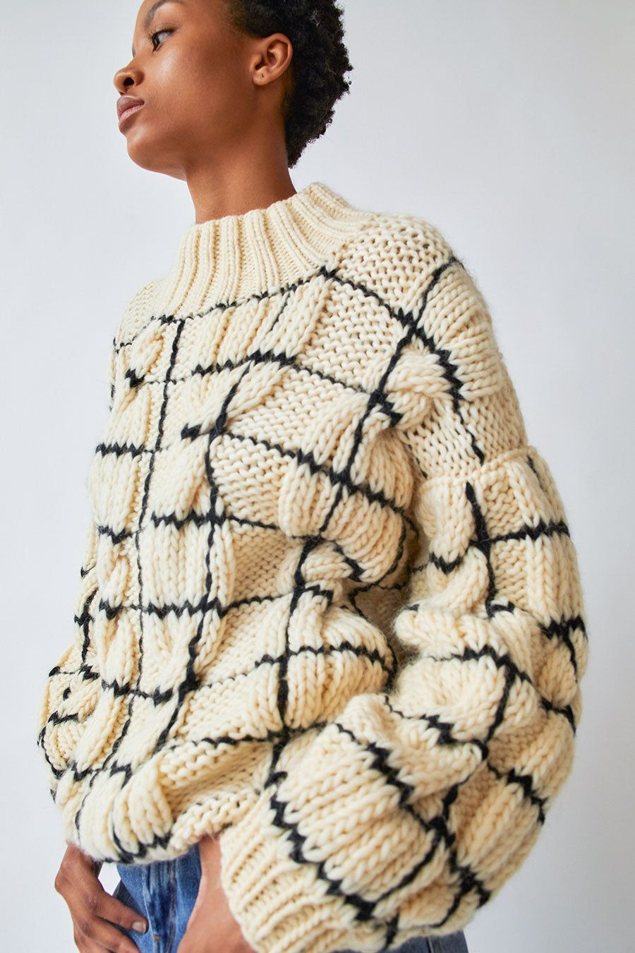 Kotika Plaid Onion Sweater in Plaid sold by No. 6 product image thumbnail 2