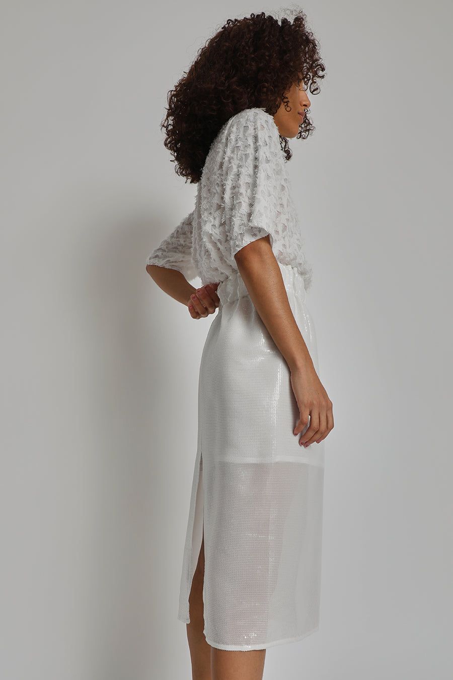 Vladimir Karaleev Pei Skirt in White sold by No. 6 product image thumbnail 3