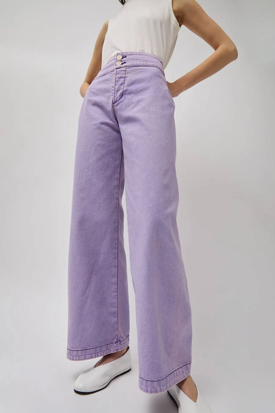 Emma Rothkopf Picnic Pant in Lilac sold by No. 6 product image thumbnail 5