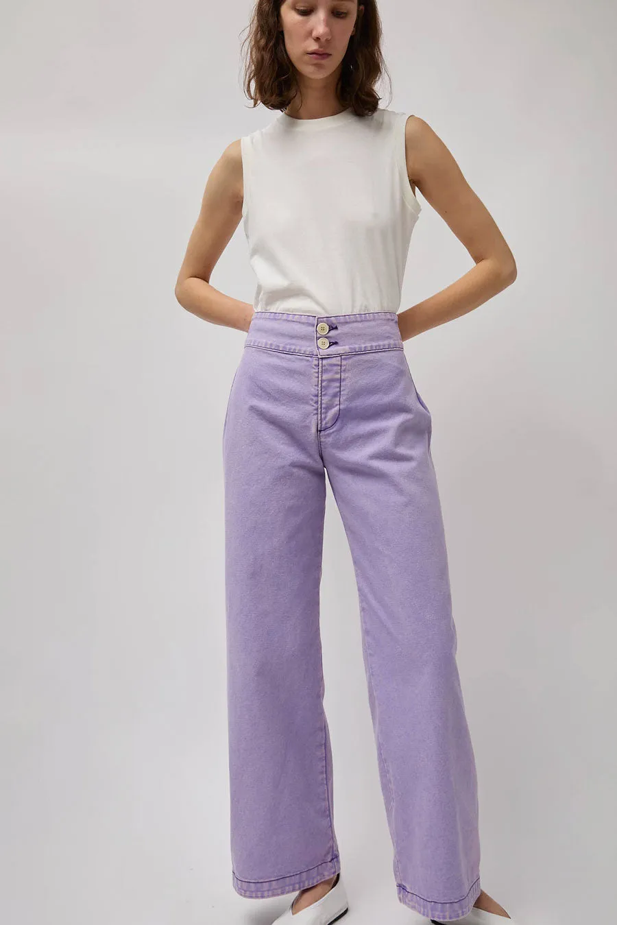 Emma Rothkopf Picnic Pant in Lilac sold by No. 6 product image thumbnail 3