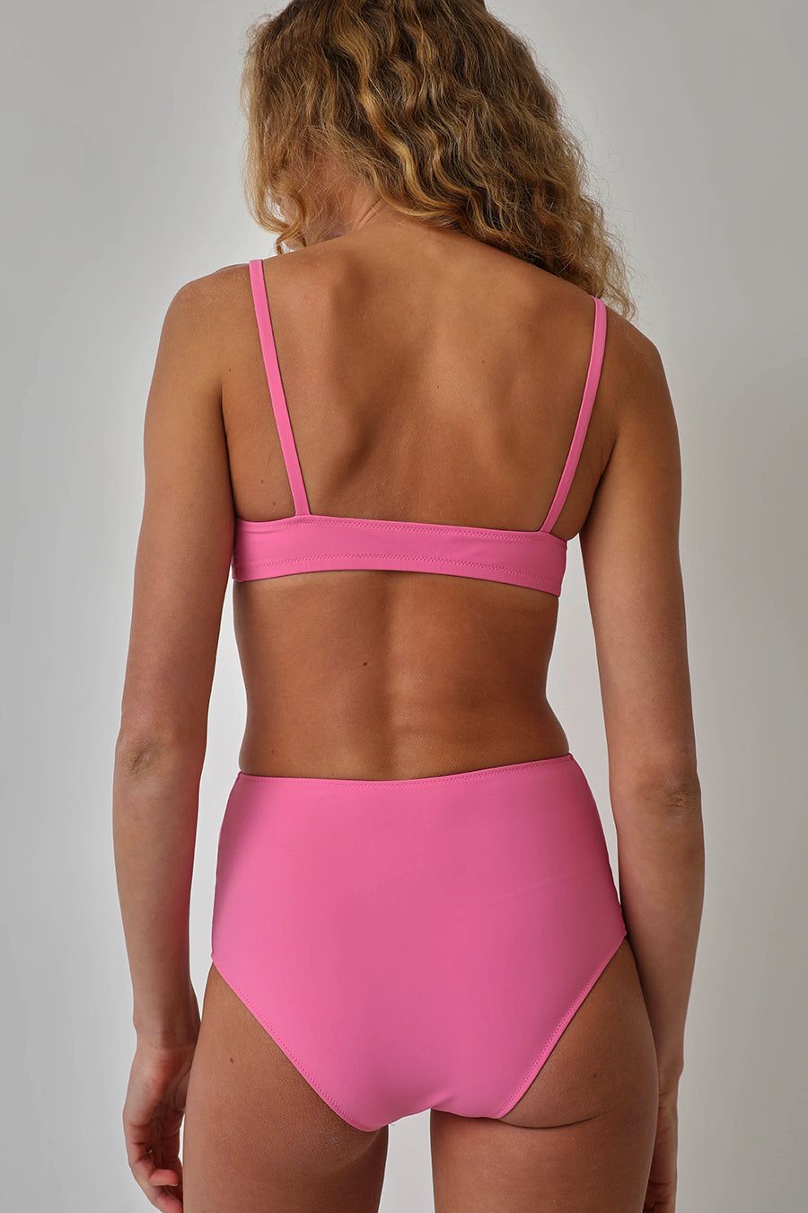 Lido Swim Undici High Waist Bikini in Pink sold by No. 6 product image thumbnail 2