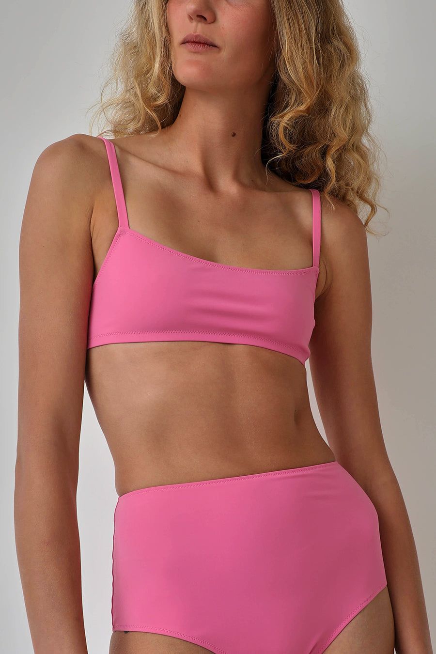Lido Swim Undici High Waist Bikini in Pink sold by No. 6 product image thumbnail 4