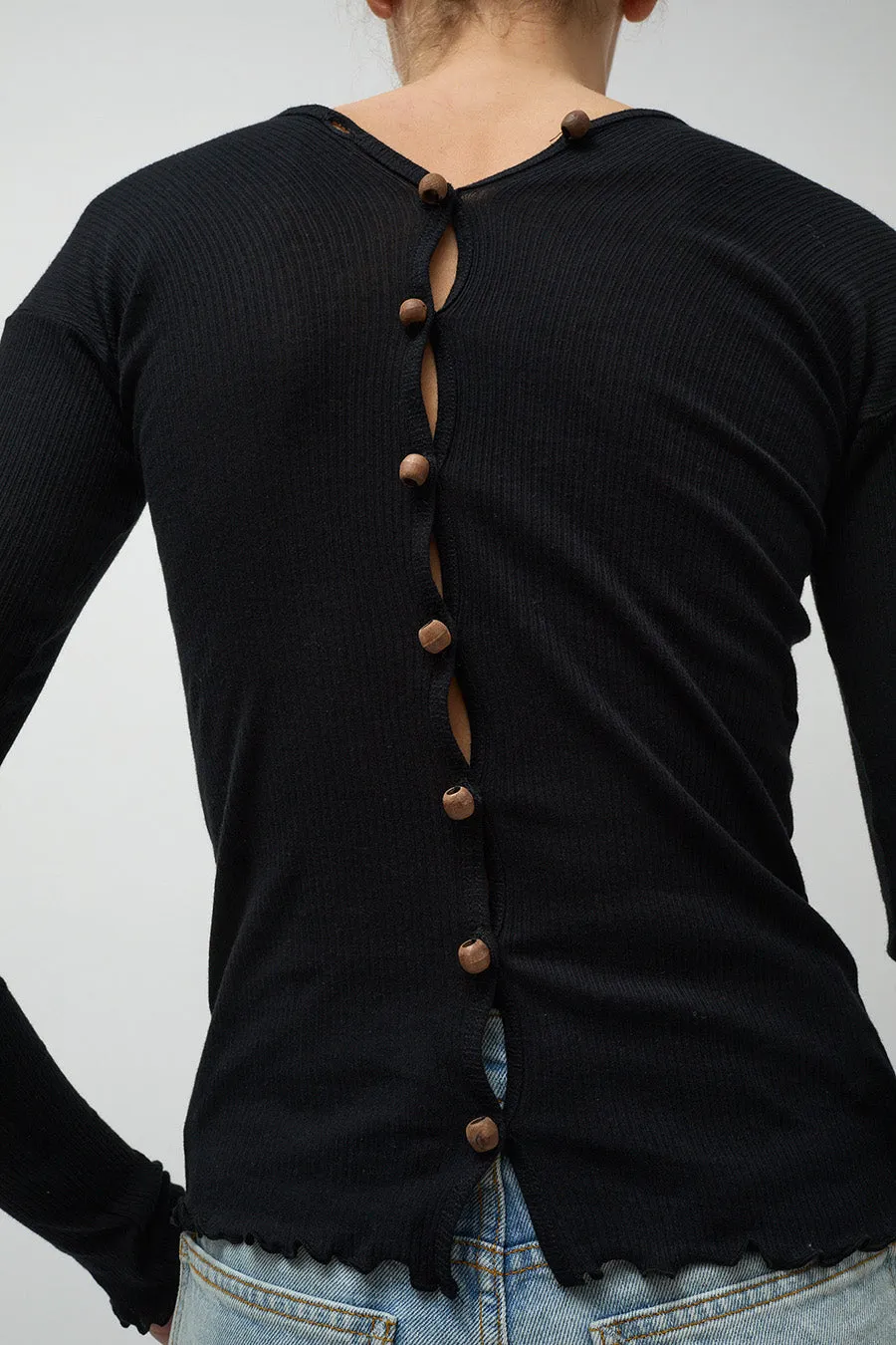 Baserange Tav Cardigan in Black sold by No. 6 product image thumbnail 3