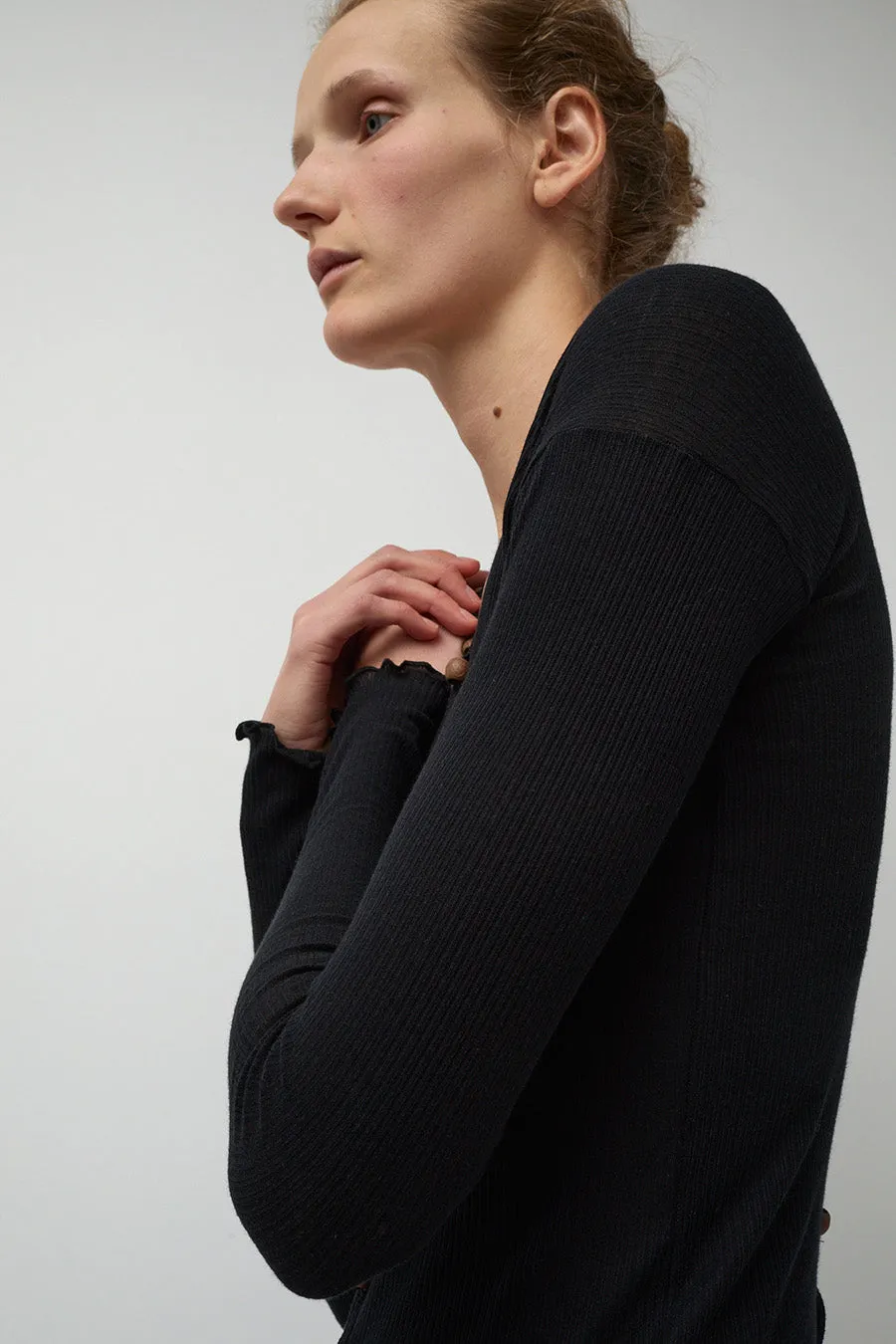 Baserange Tav Cardigan in Black sold by No. 6 product image thumbnail 4
