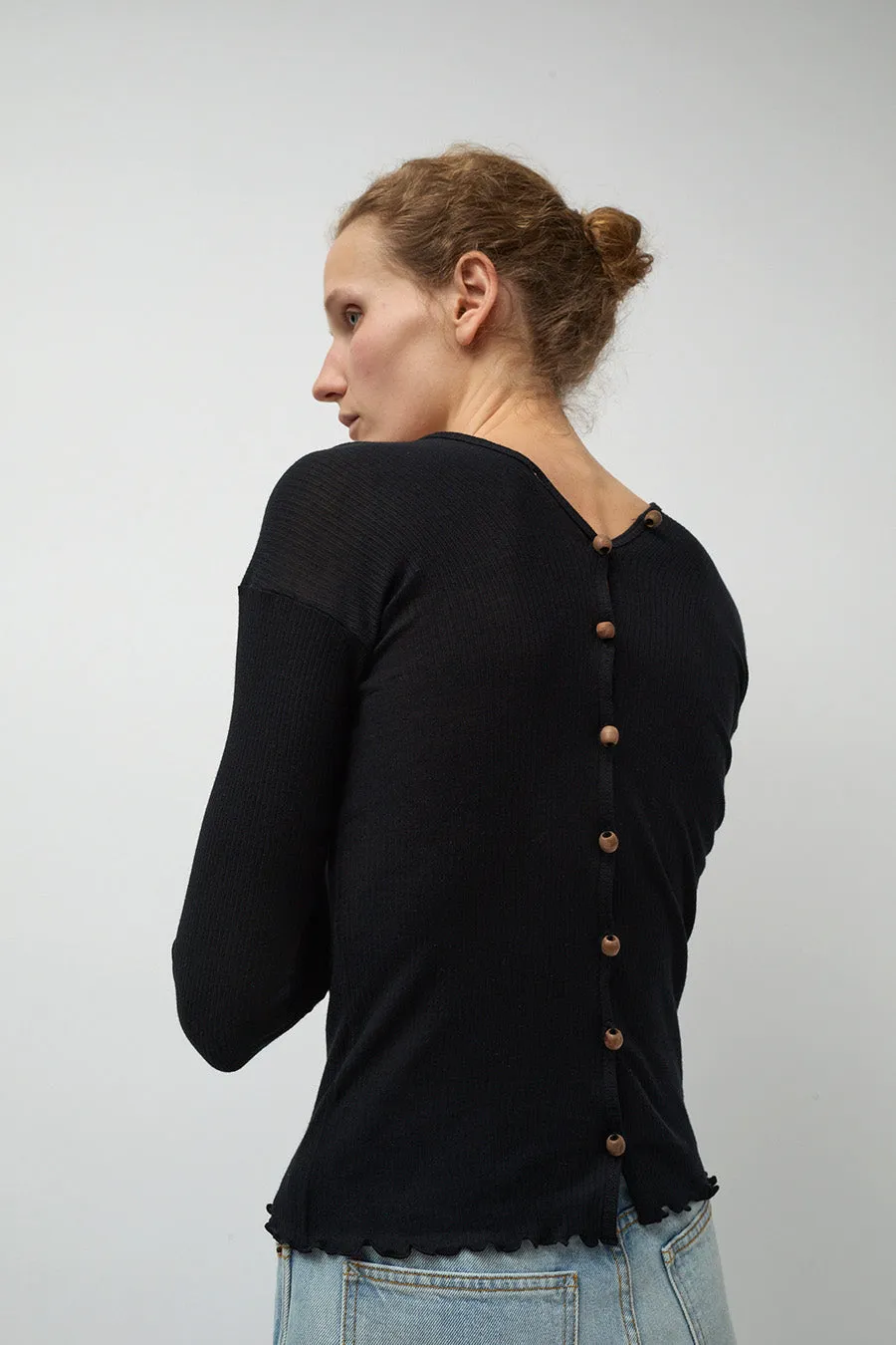 Baserange Tav Cardigan in Black sold by No. 6 product image thumbnail 5