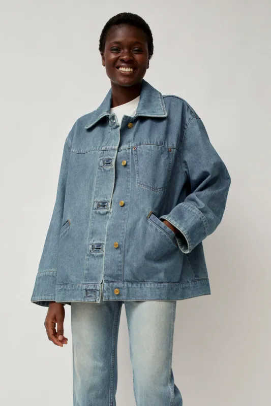 B Sides Cle Jacket in Hudson Wash sold by No. 6