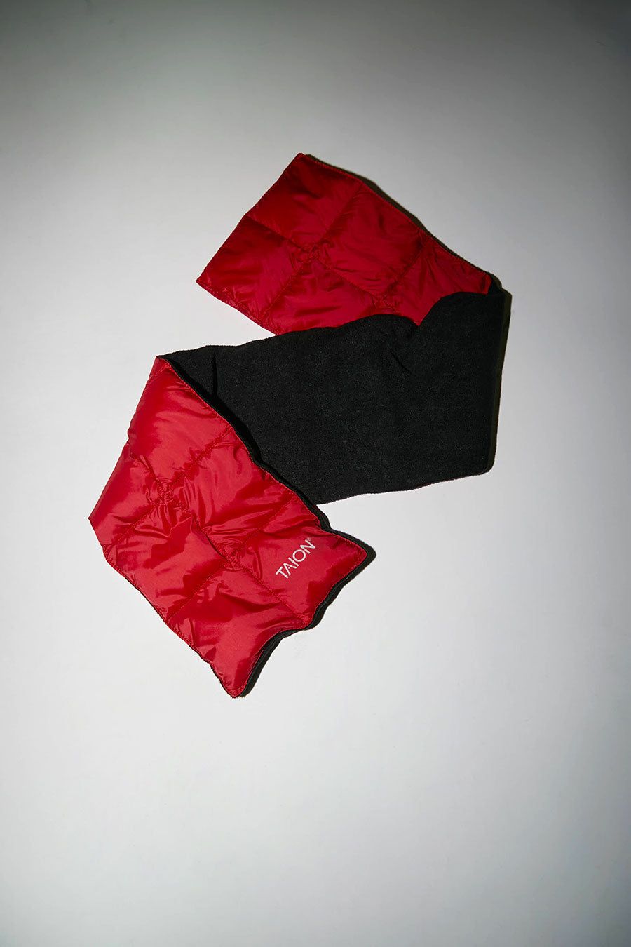 TAION Basic Down Scarf in Dark Red sold by No. 6 product image thumbnail 4