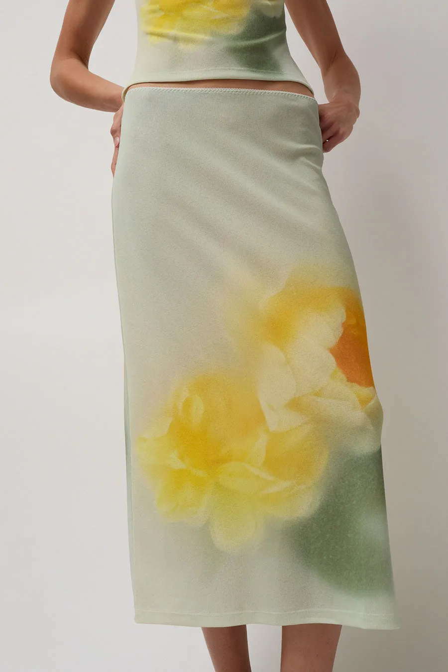 Naya Rea Nika Skirt in Yellow Rose Print sold by No. 6 product image thumbnail 3