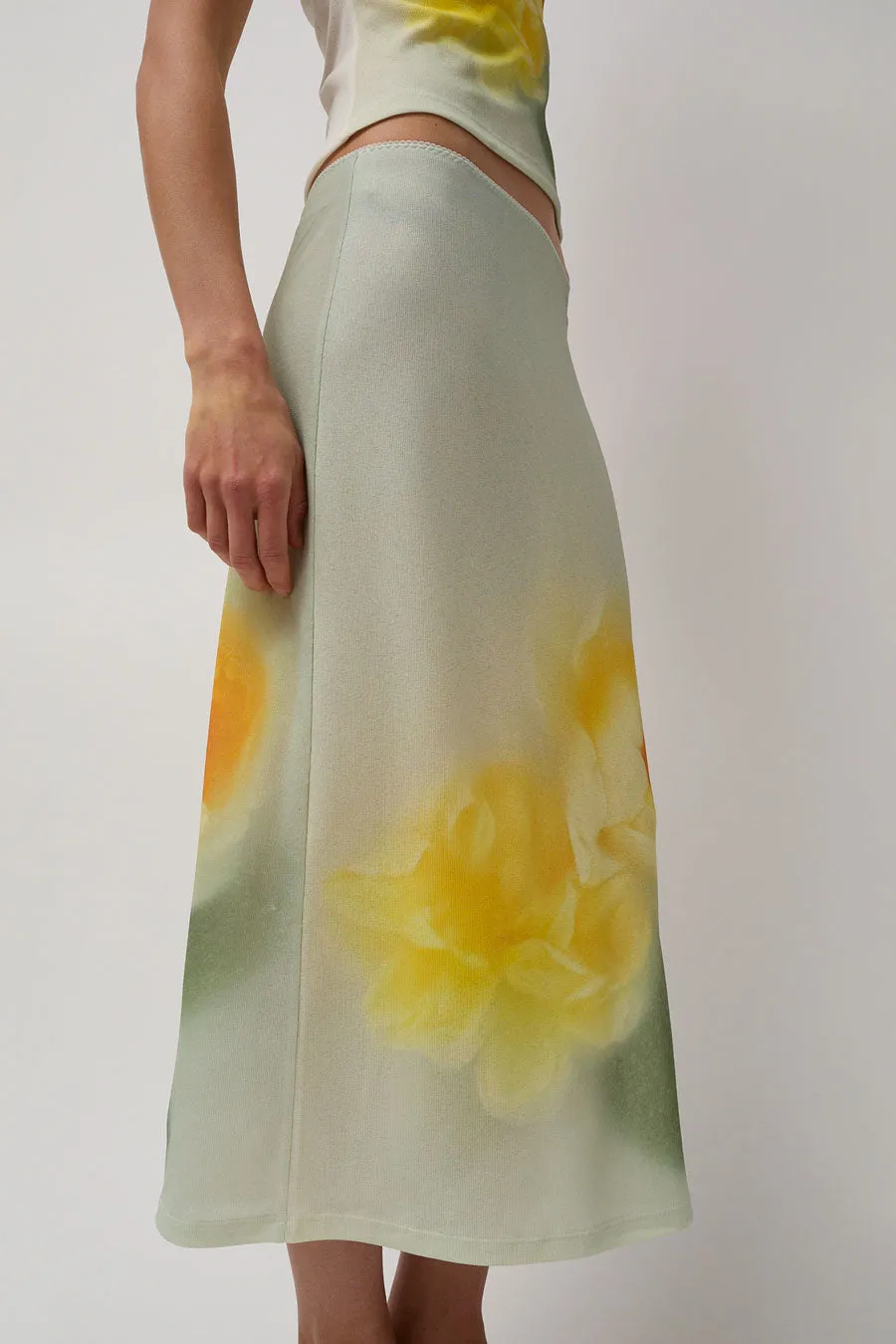 Naya Rea Nika Skirt in Yellow Rose Print sold by No. 6 product image thumbnail 4