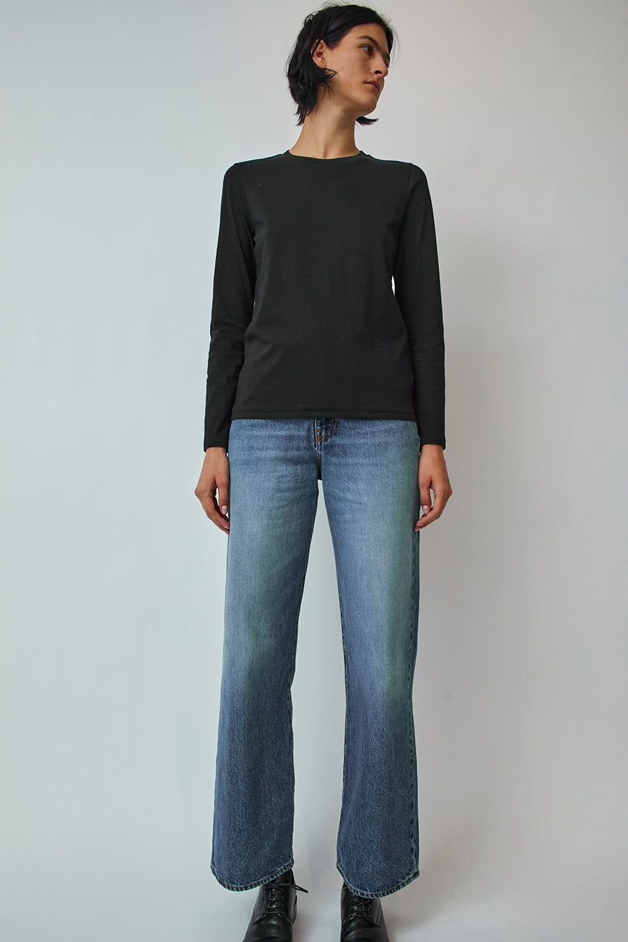 6397 Long Sleeve Mini Boy T in Jet Black sold by No. 6 product image thumbnail 4