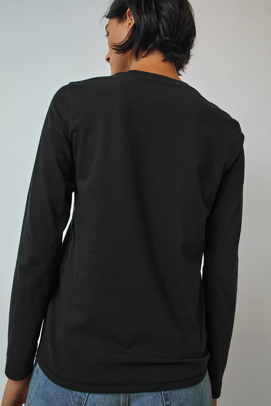 6397 Long Sleeve Mini Boy T in Jet Black sold by No. 6 product image thumbnail 3