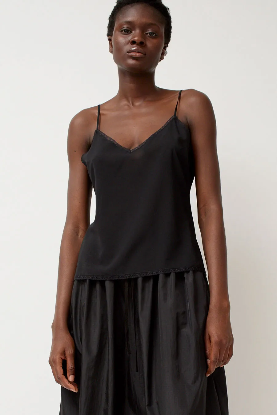 6397 V-Neck Camisole in Black sold by No. 6