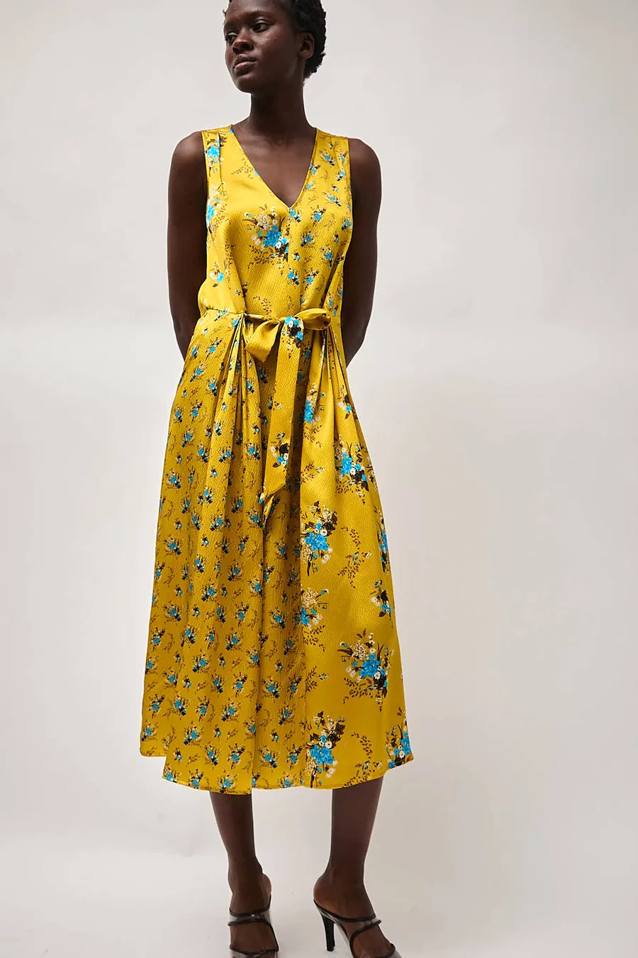 No.6 Orlean Dress in Gold Bouquet sold by No. 6 product image thumbnail 2