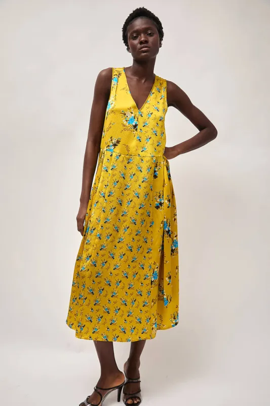 No.6 Orlean Dress in Gold Bouquet sold by No. 6