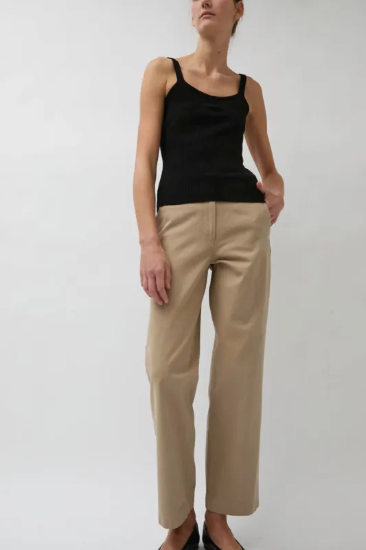Nothing Written Jeff Chino Pants in Beige sold by No. 6