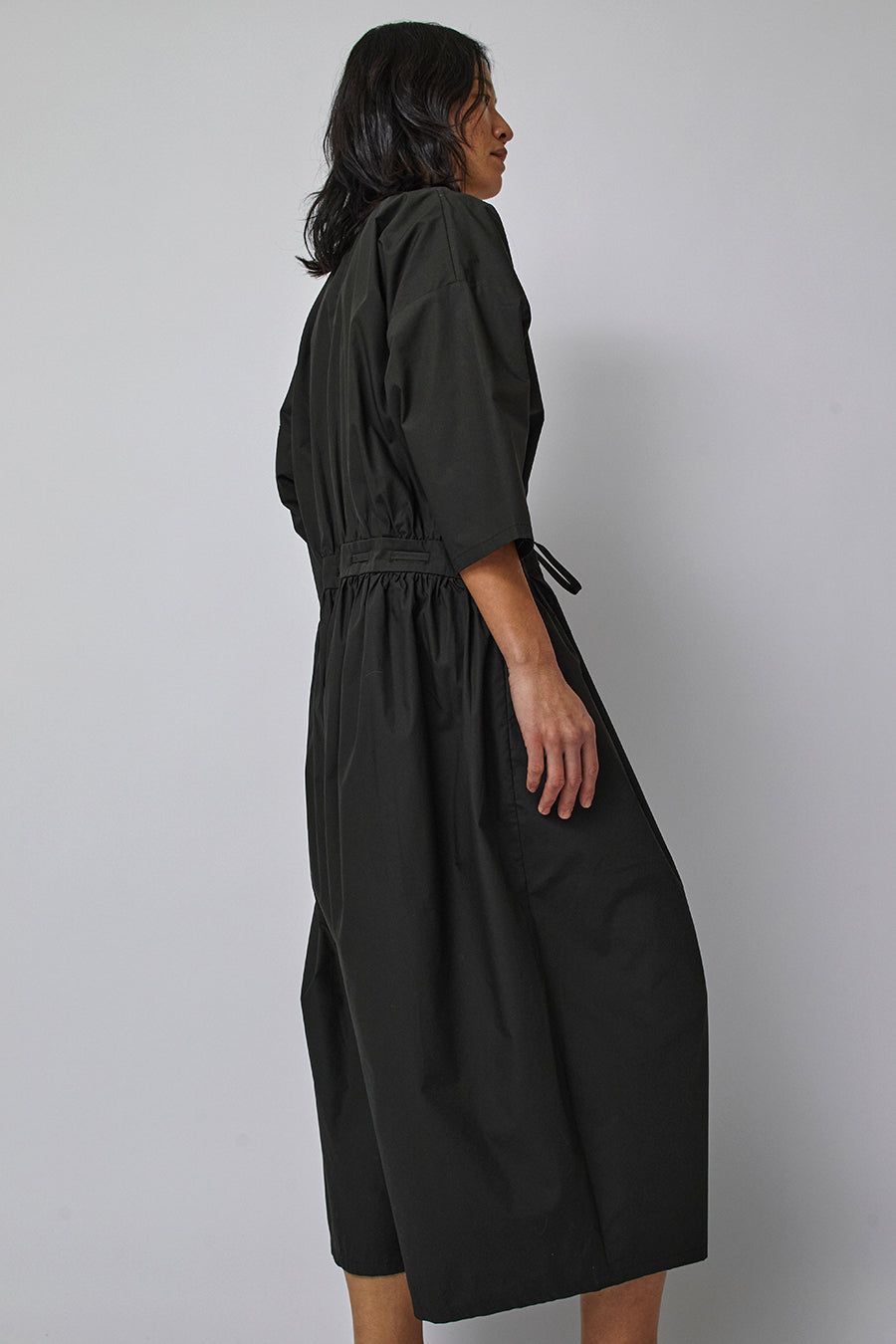 Black Crane Balloon Jumpsuit in Shadow sold by No. 6 product image thumbnail 5