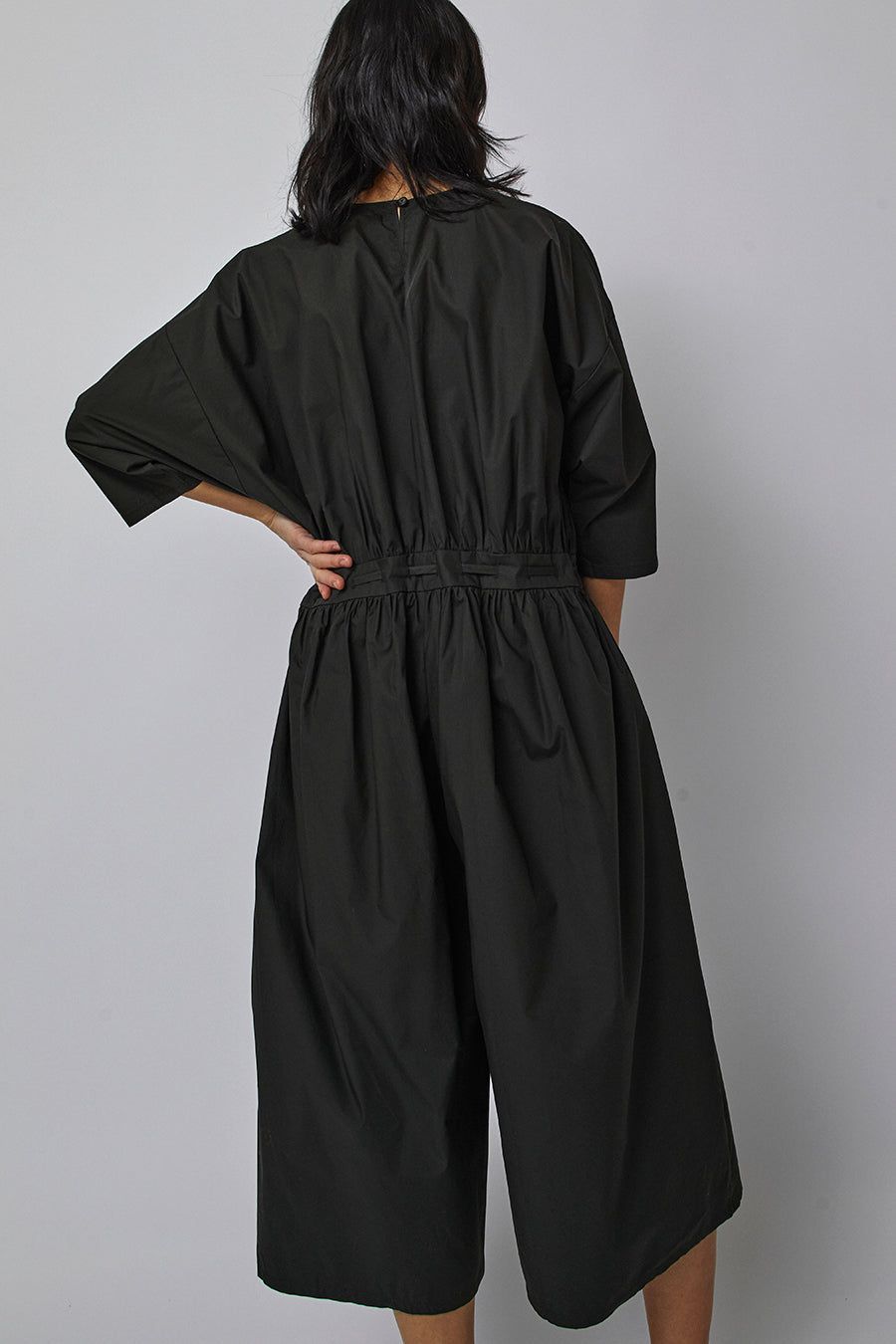 Black Crane Balloon Jumpsuit in Shadow sold by No. 6 product image thumbnail 4