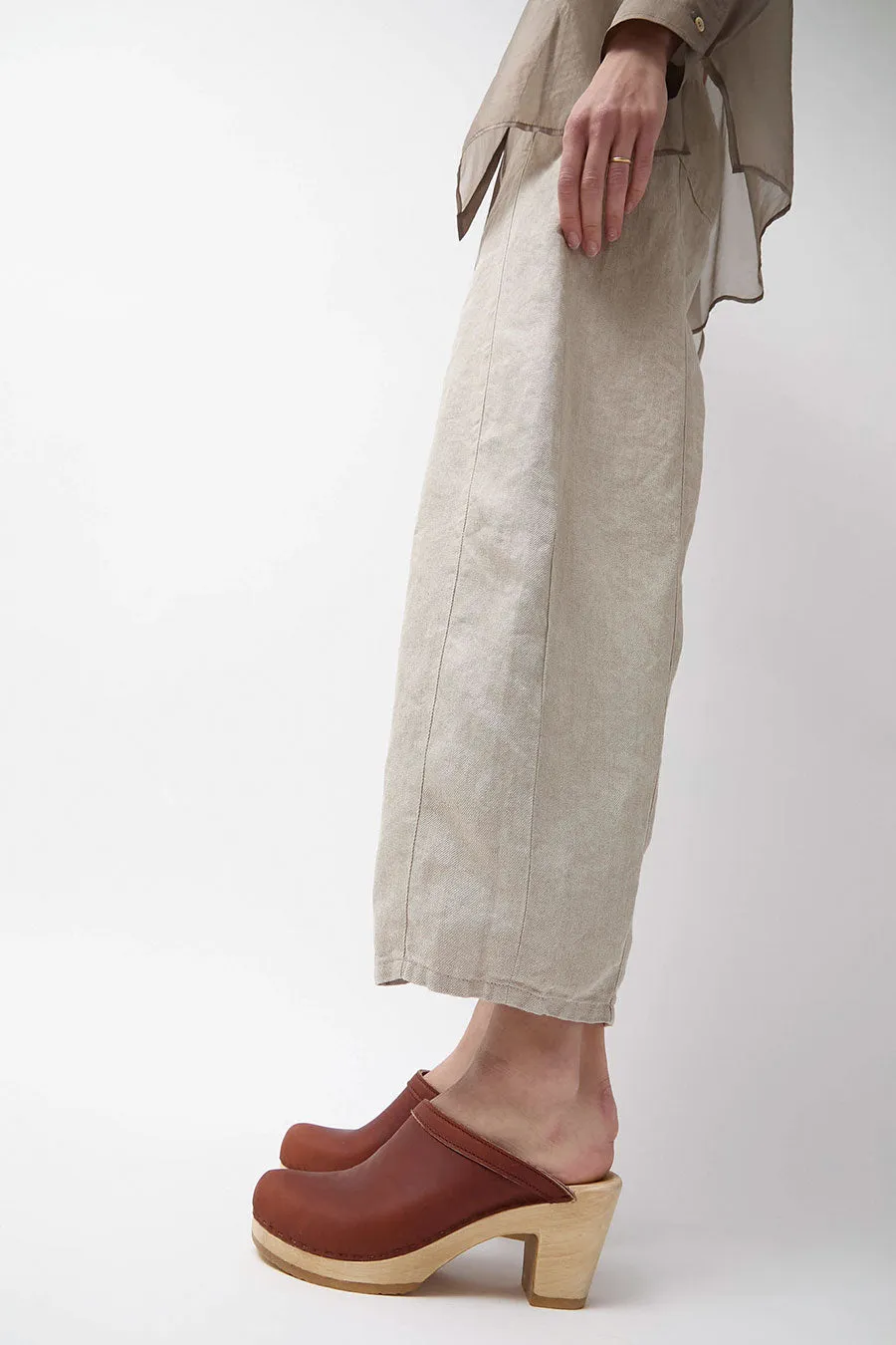 No.6 Old School Clog on High Heel in Bourbon sold by No. 6 product image thumbnail 3