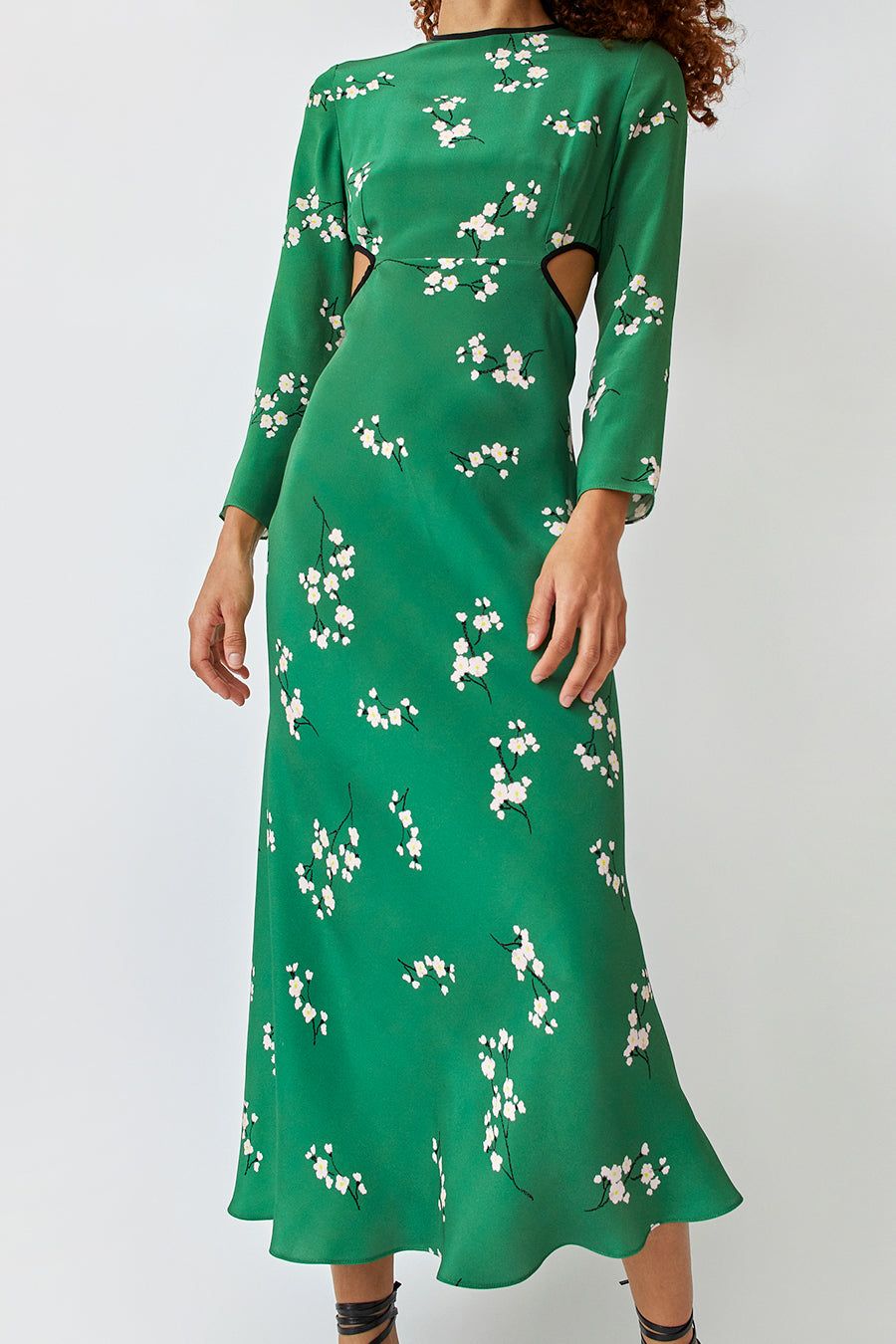 Naya Rea Alevtina Dress in Green with Floral Print sold by No. 6 product image thumbnail 3