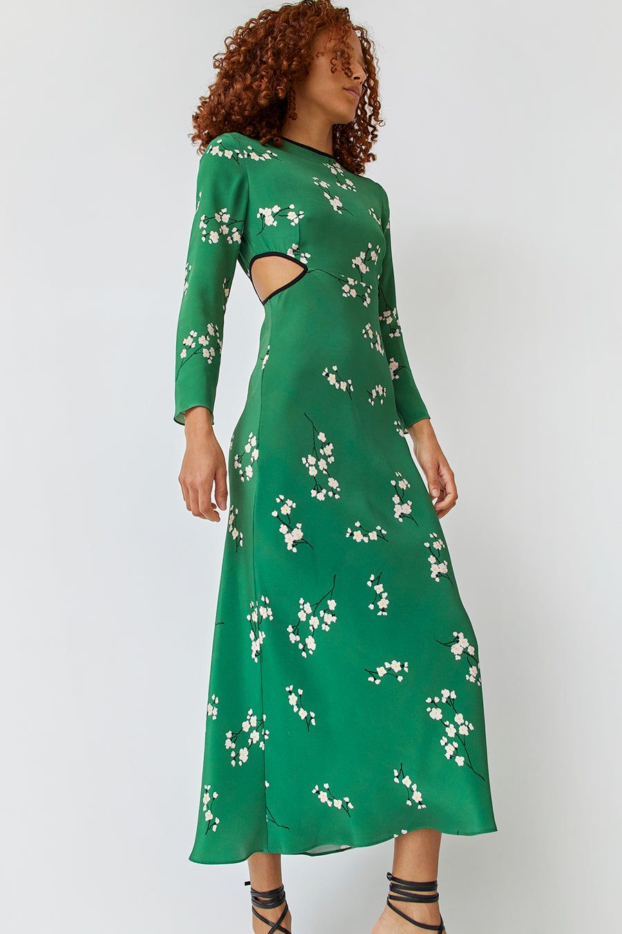 Naya Rea Alevtina Dress in Green with Floral Print sold by No. 6 product image thumbnail 5