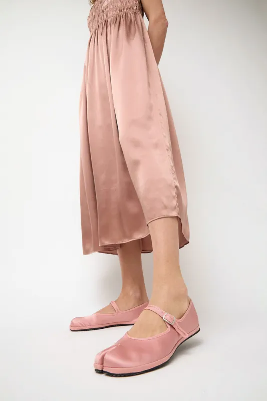 Drogheria Crivellini Fu-Tabi Mary Jane in Nude Satin made by No. 6