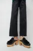 No.6 Billie Fur Clog on Platform in Black sold by No. 6