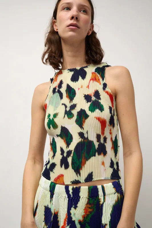 Julia Heuer Thelma Top in Cream Pansy made by No. 6