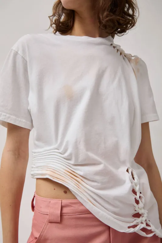 Collina Strada Katina Lace Tee in Tea Stains sold by No. 6