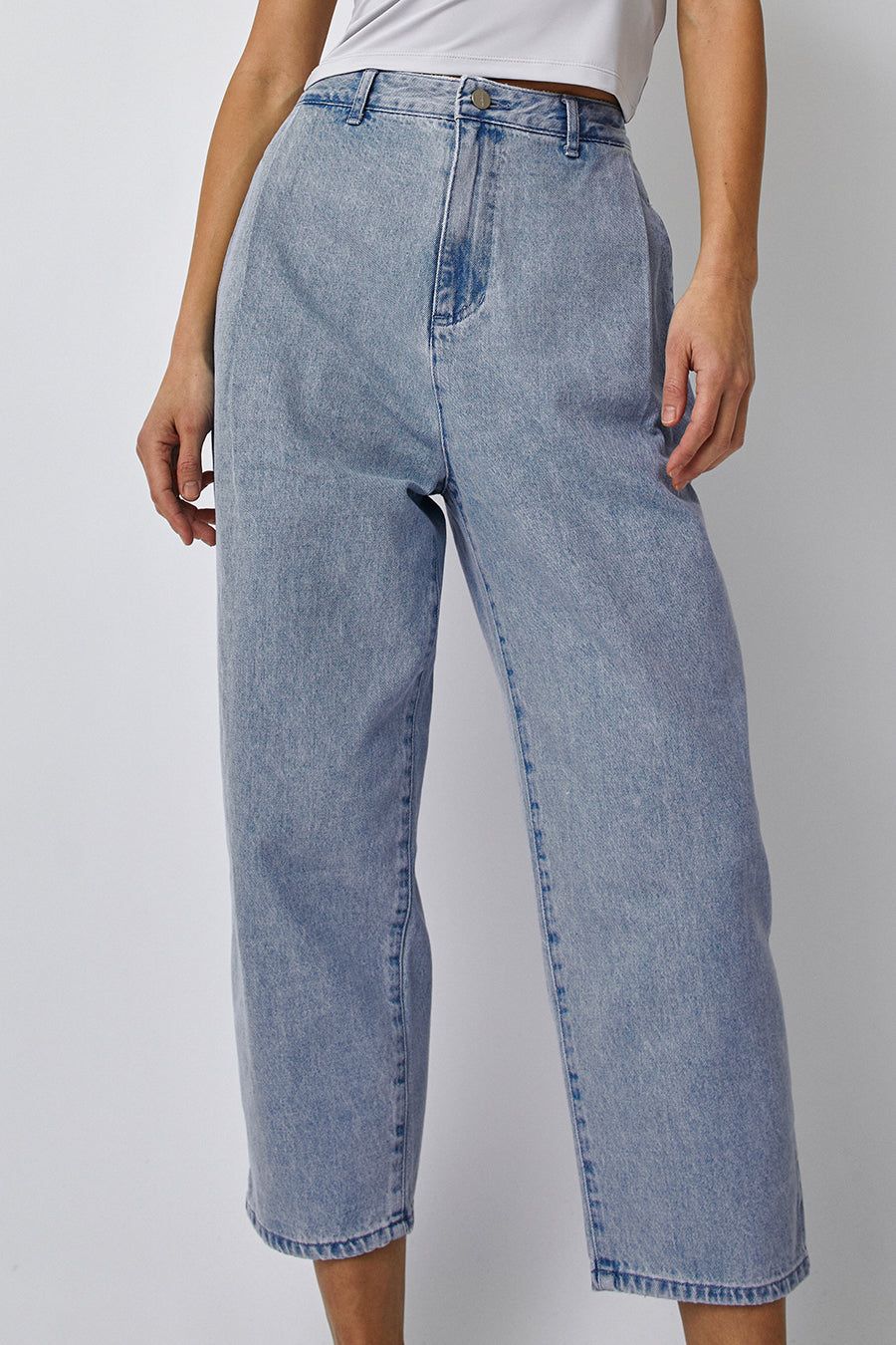 Amomento Garconne Denim Pants in Blue sold by No. 6 product image thumbnail 3
