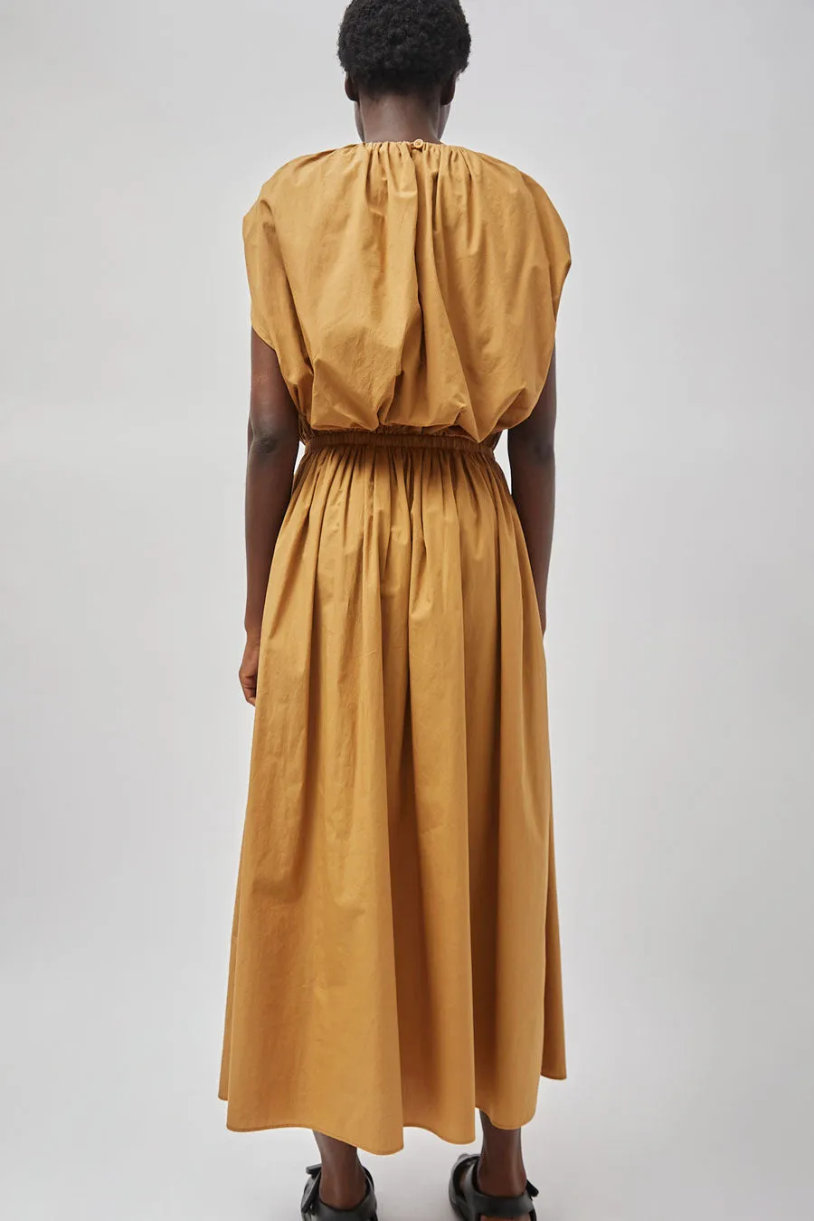 Black Crane Shell Dress in Camel sold by No. 6 product image thumbnail 3